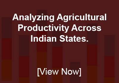 Analyzing Agricultural Productivity Across Indian States using Power BI