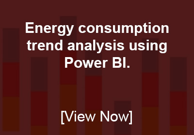 Energy consumption trend analysis using Power BI.
